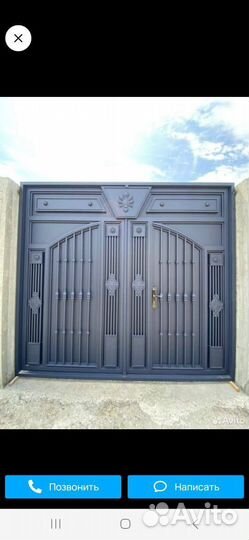 Кованые ворота без посредников a-3161