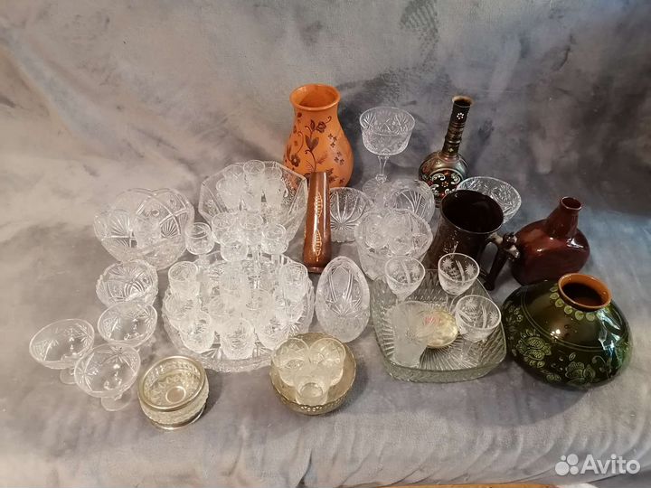 Посуда, вазы и хрусталь СССР