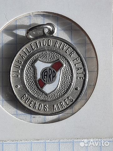 Футбол жетон Клуб Атлетико Ривер Плейт серебро RRR