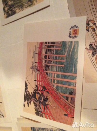 Набор открыток (8 штук ), иллюстрации Л.Казбекова