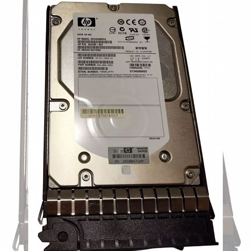 [375874-017] Жесткий Диск Hp Df0450b8054 450gb Sas 3,5" Hdd 375874-017