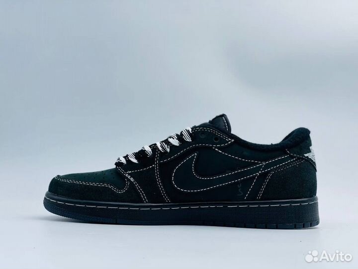 Nike air jordan 1 low travis scott black phantom