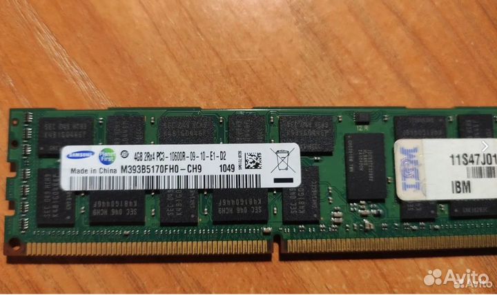 Серверная память DDR3, DDR4 (4/8/16Gb) REG ECC