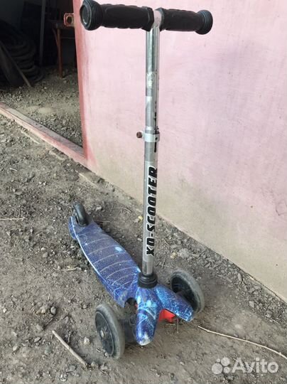 Самокат детский трехколесный бу