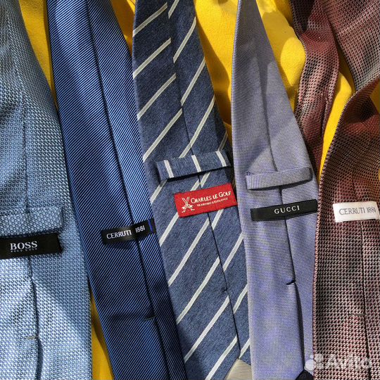 Брендовые галстуки Gucci Cerruti Boss