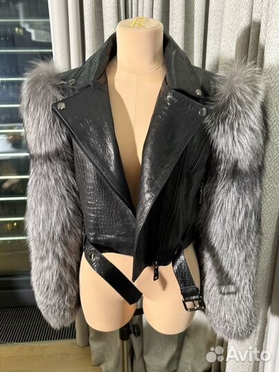Куртка с натуральным мехом