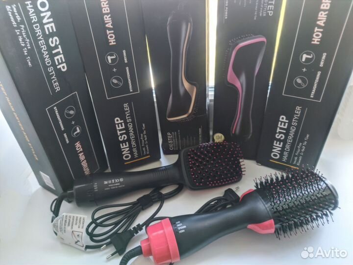 Фен щётка стайлер расческа выпрямитель 3в1