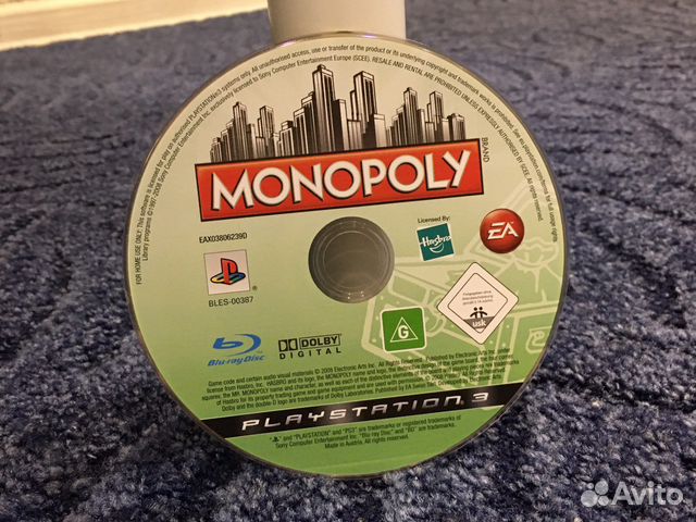 Диск monopoly для ps3
