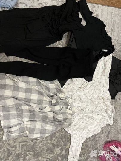 Вещи и обувь пакетами женская и детская