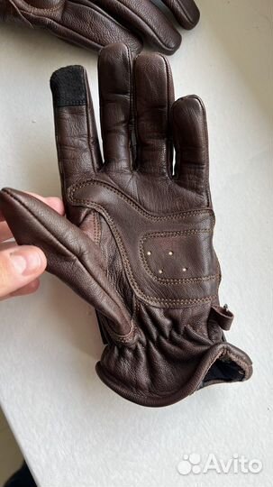 Мотоперчатки кожаные tork
