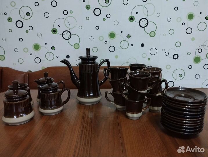 Сервиз кофейный СССР на 12 персон