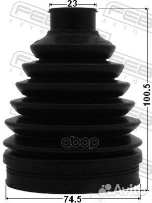 Пыльник шрус наружный комплект 74.5x100.5x23 12