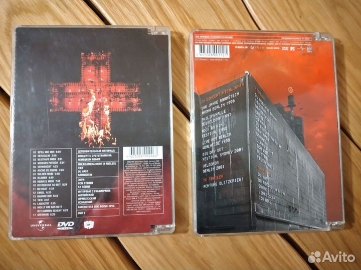 Rammstein постеры, DVD