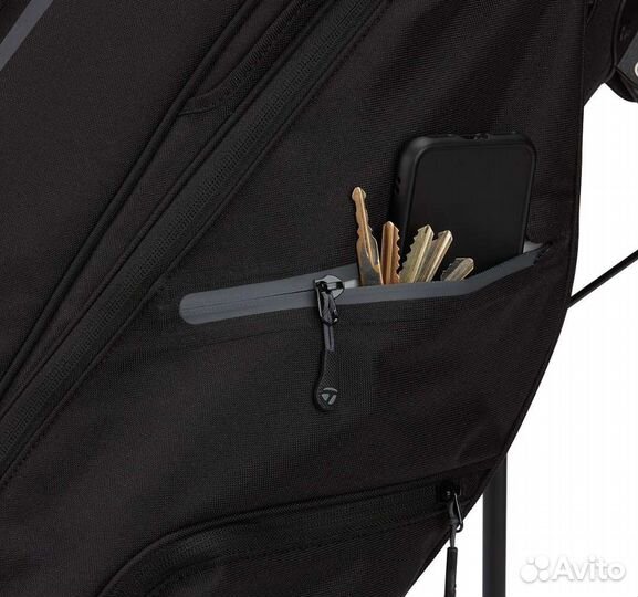 Сумка для гольфа TaylorMade Flextech Stand, черная