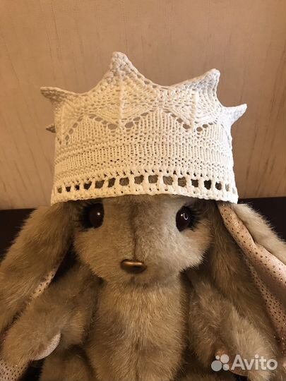 Вязаная корона для детской фотосессии (6-12 мес)