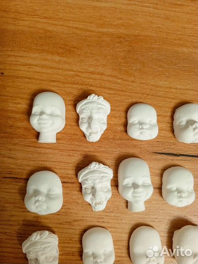 Лица для ватных игрушек 23 шт