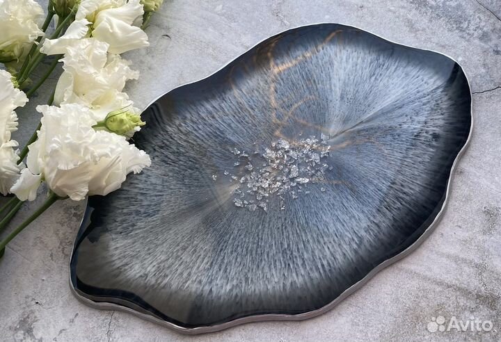 Поднос из эпоксидной смолы