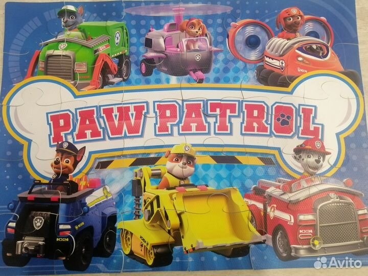Щенячий патруль Ковёр пазл