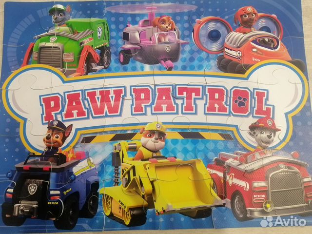 Щенячий патруль Ковёр пазл