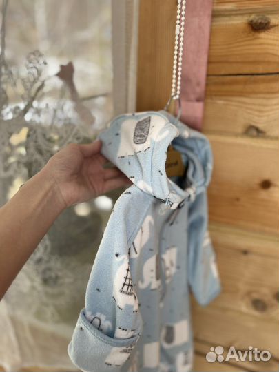 Флисовый комбинезон 62