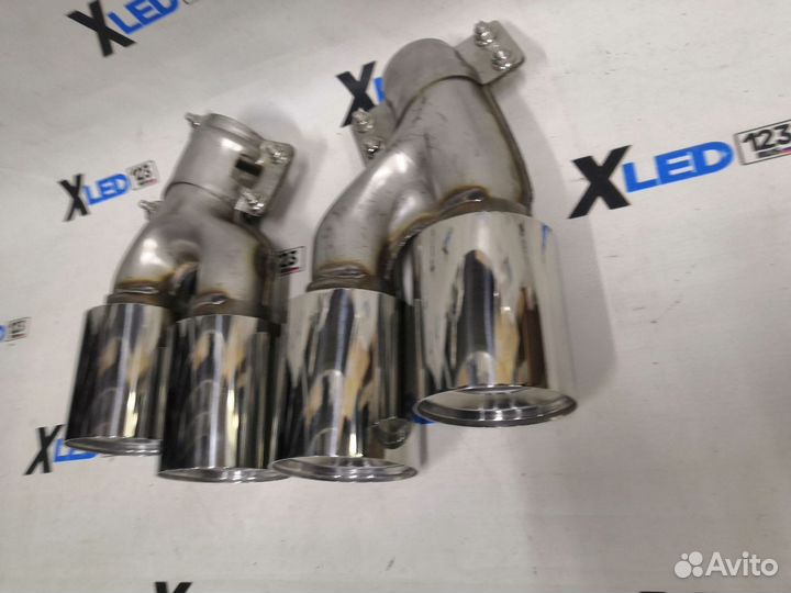 Насадки глушителя BMW G20 G30 G22 стиль M look