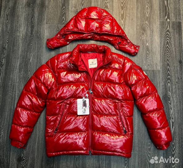 Пуховик Moncler Maya глянцевый