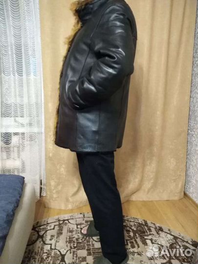 Кожаная куртка мужская