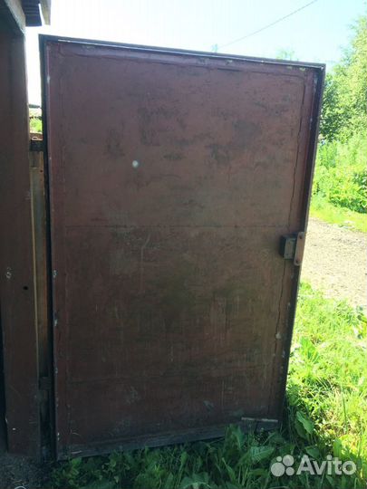 Ворота гаражные металлические б/у