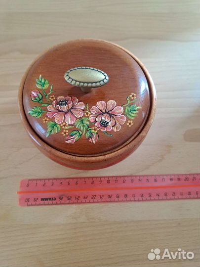 Деревянная шкатулка ручной работы СССР