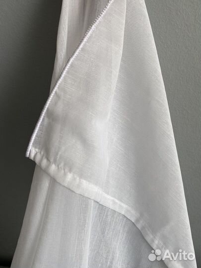 Тюль под лен 200 на 275, 4 шт