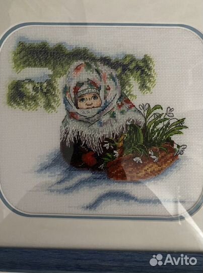 Картина вышитая крестом