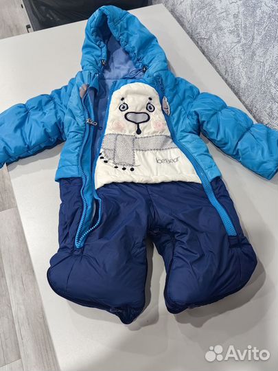Зимний комбинезон 74 80 на мальчика