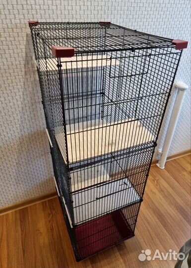 Клетка для шиншиллы 126/58/40 см