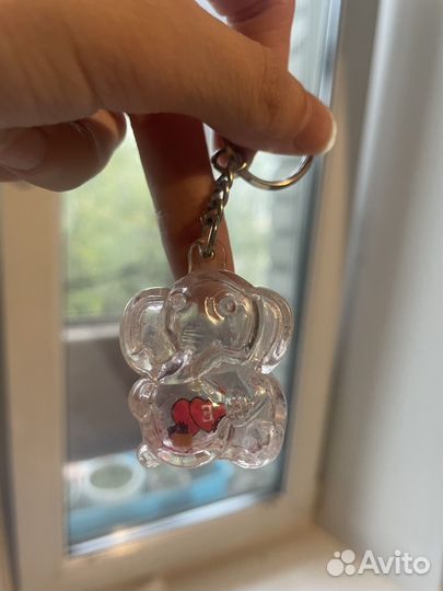 Брелок слоник из 90-х годов. love сердце