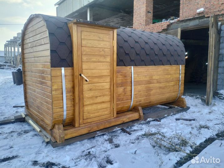 Баня бочка под ключ