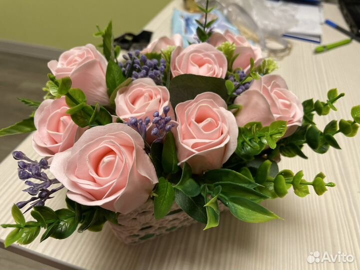 Мыльные букеты