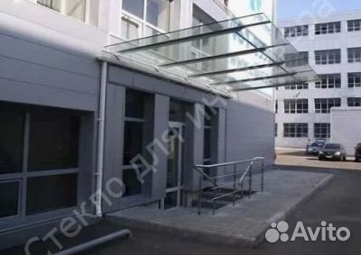 Стеклянный навес