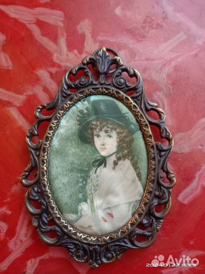 Шелкография в бронзе