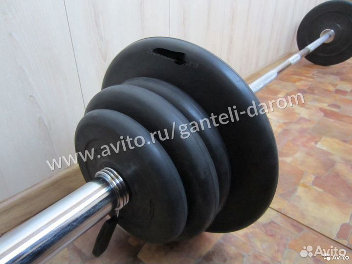 Штанга 98 кг олимпийская новая. (2х15,4х10,2х5)