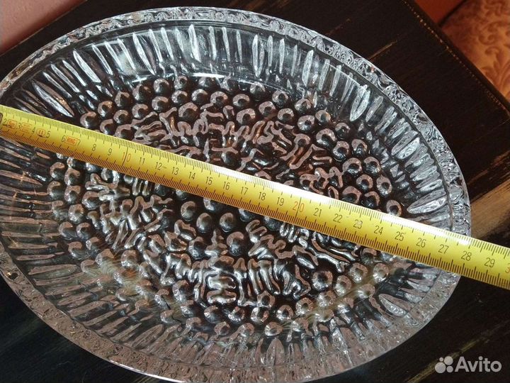 Хрусталь. Блюдо эпохи СССР. Без сколов