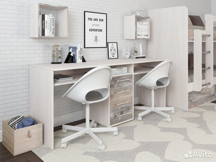 Стол письменный для двоих Лаворо