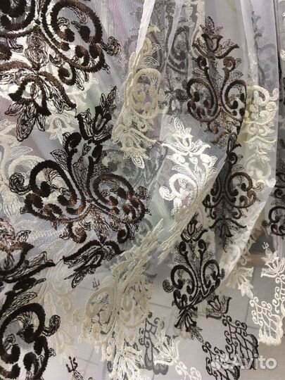 Микросетка с вышивкой, готовые комплекты