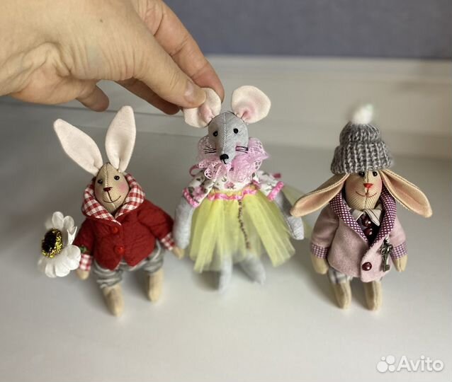 Текстильные Игрушки ручной работы