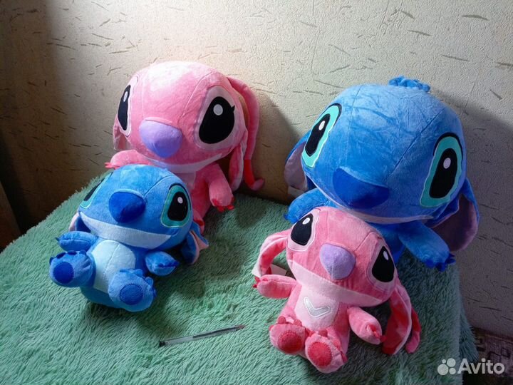 Стич и Ангел 35см