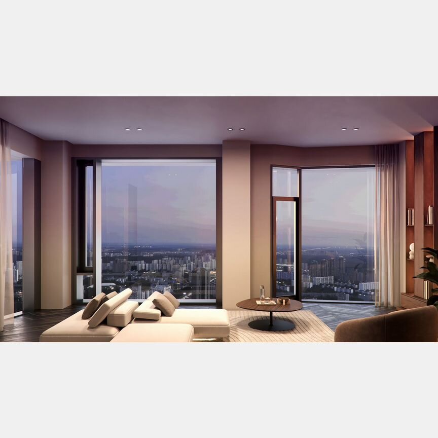 3-к. квартира, 93,5 м², 23/56 эт.