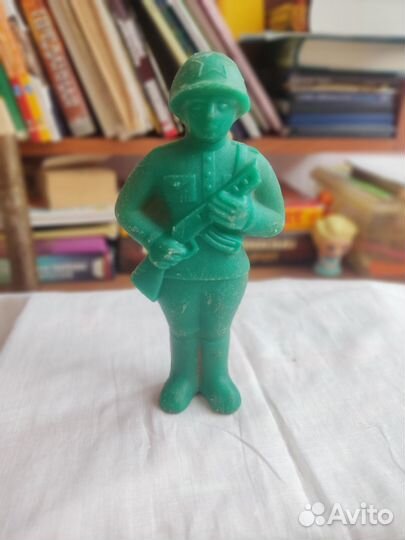 Игрушка СССР Солдат дутыш 16 см