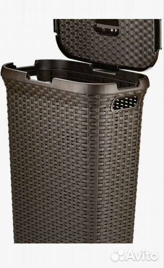 Корзина для белья из ротанга