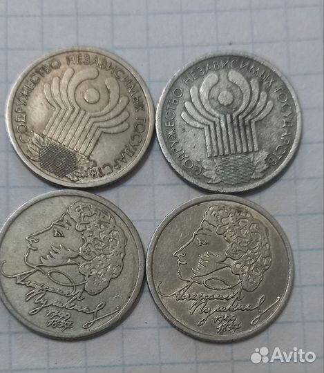 Х 10,1 рубль Монеты Победа, Биметалл, Города