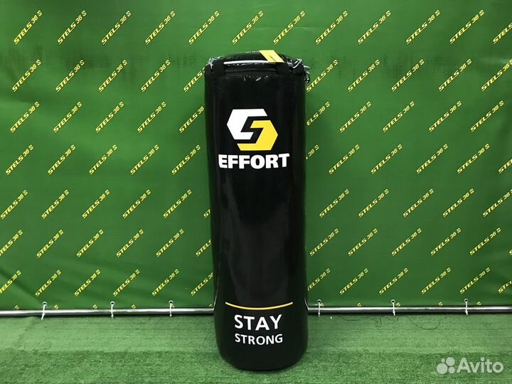 Мешок боксерский Effort E255, тент, 45 кг, черный