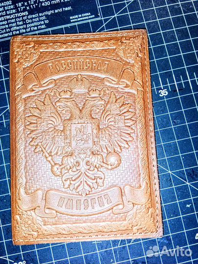 Обложка для паспорта из натуральной кожи